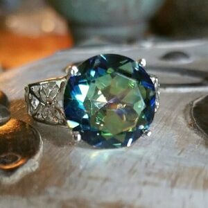 Mystic Rainbow Topaz ring